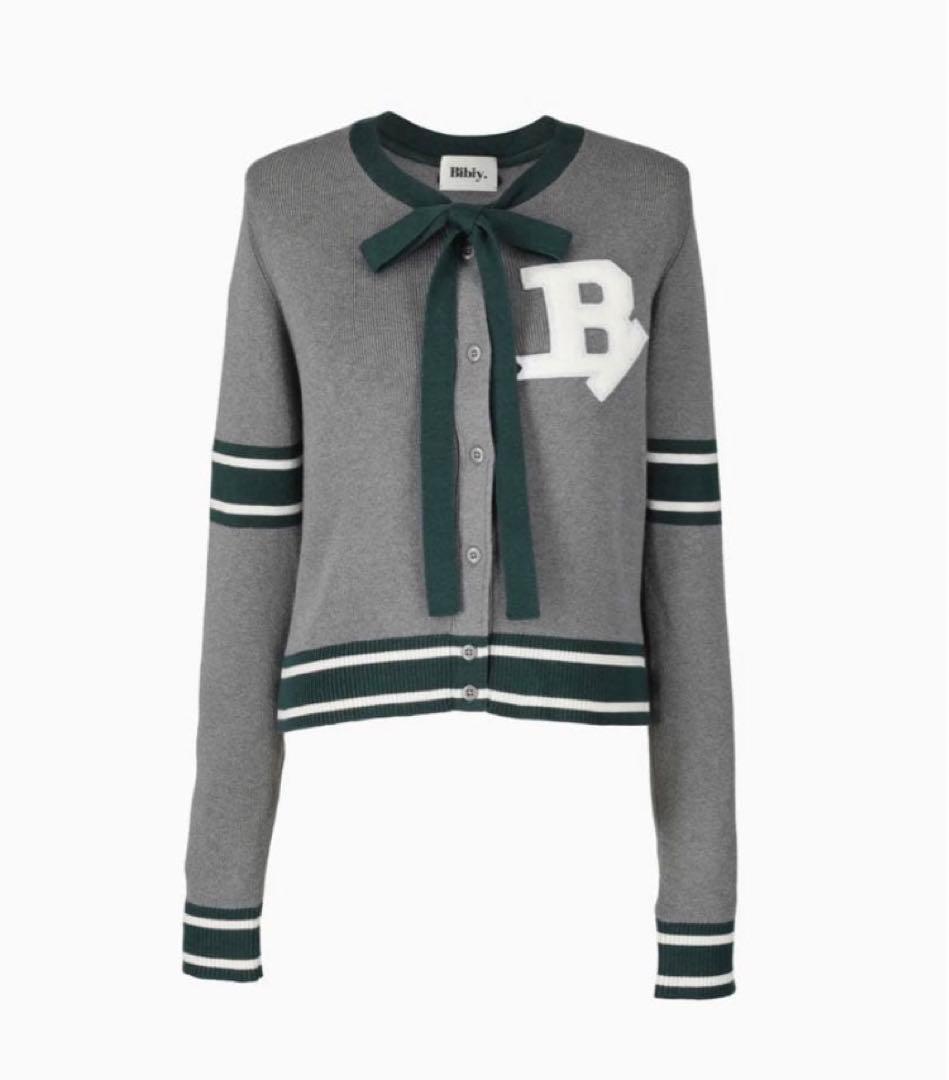 Bibiy. B. CLUB TIE CARDIGAN グレー F B51-KN068GYF.jpg?v=1754041386&