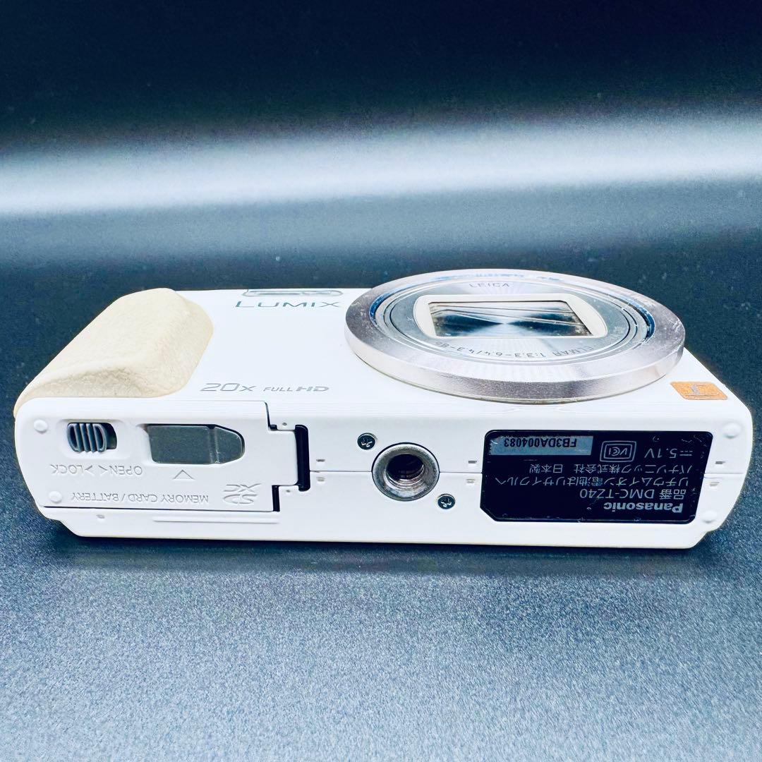 Panasonic LUMIX DMC-TZ40 ホワイト デジカメ - メルカリ