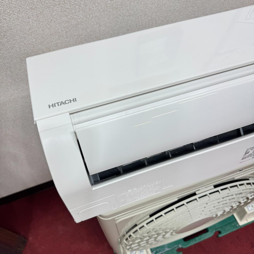 東京23区配送無料　美品日立エアコン　2.2kw／6畳用　洗浄/除菌済み