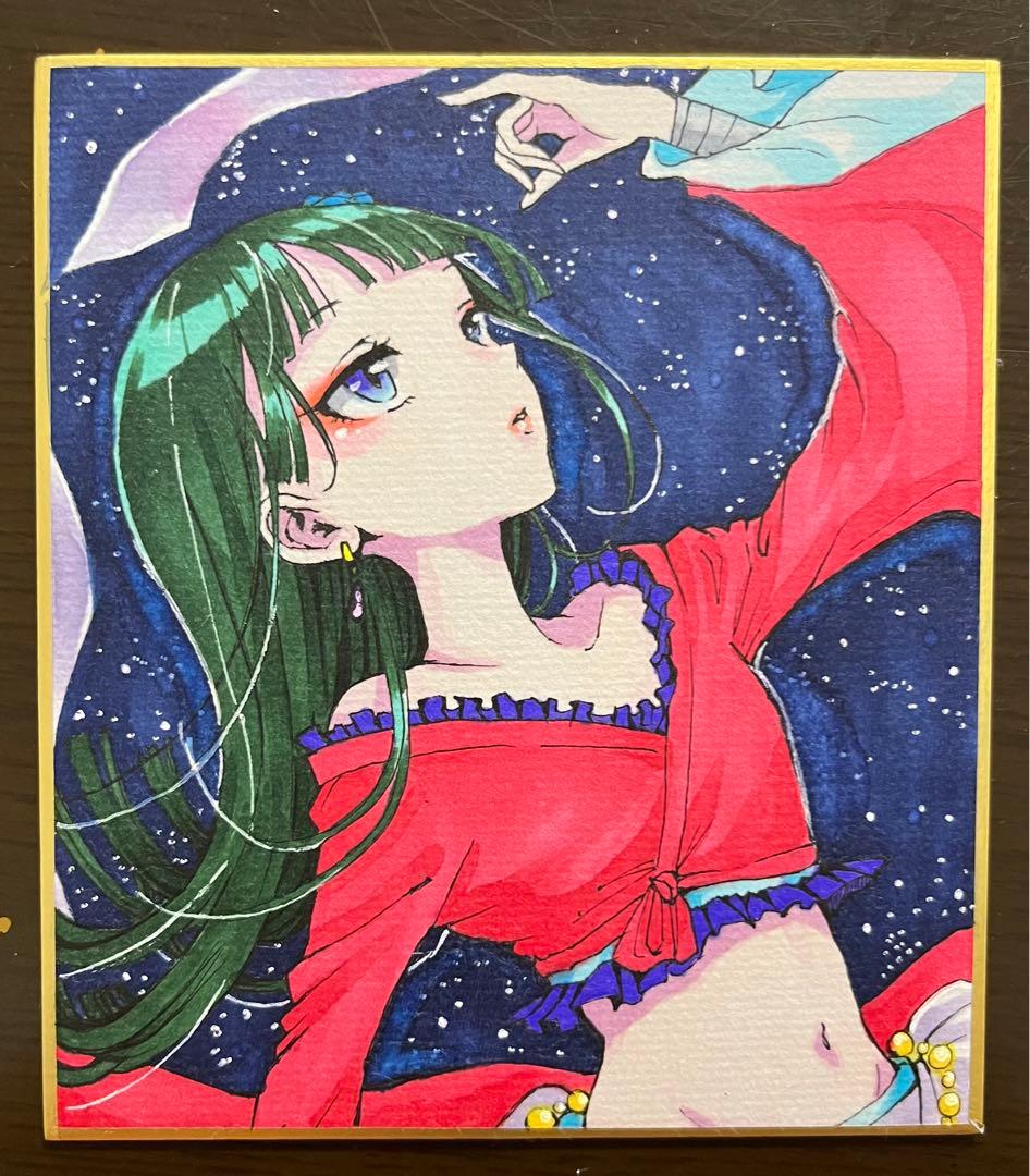 猫猫 薬屋のひとりごと ファンアート 手描き イラスト 小色紙 - メルカリ