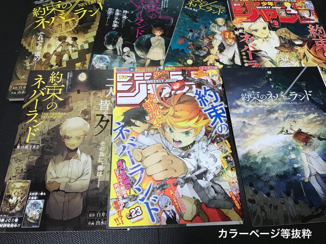 約束のネバーランド 切り抜き 白井カイウ 出水ポスカ 週刊少年ジャンプ