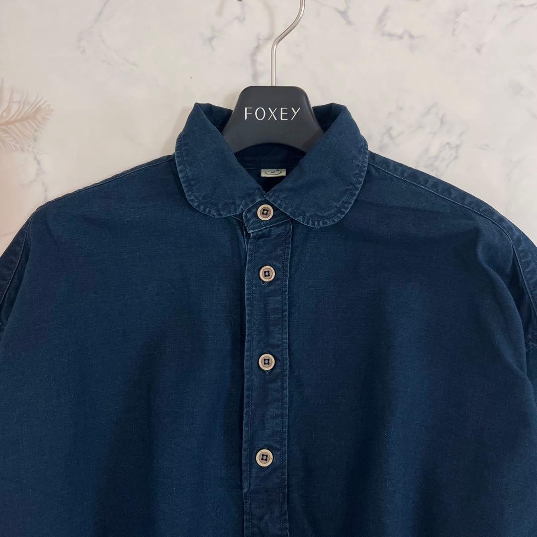 45R スーピマ オックス の Mシャツ インディゴ 焦 - メルカリ