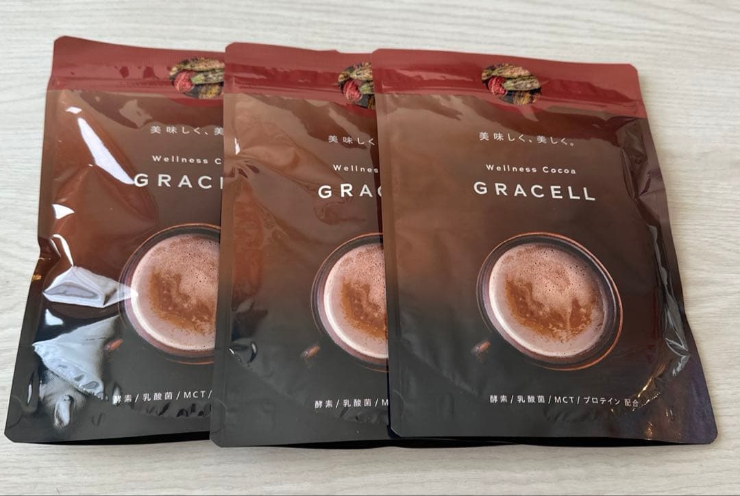 ☆ゆっこぼん☆グレイセル　GRACELL ウェルネス ココア3個 ☆ゆっこぼん☆グレイセル GRACELL ウェルネス ココア3個 GRACELL
