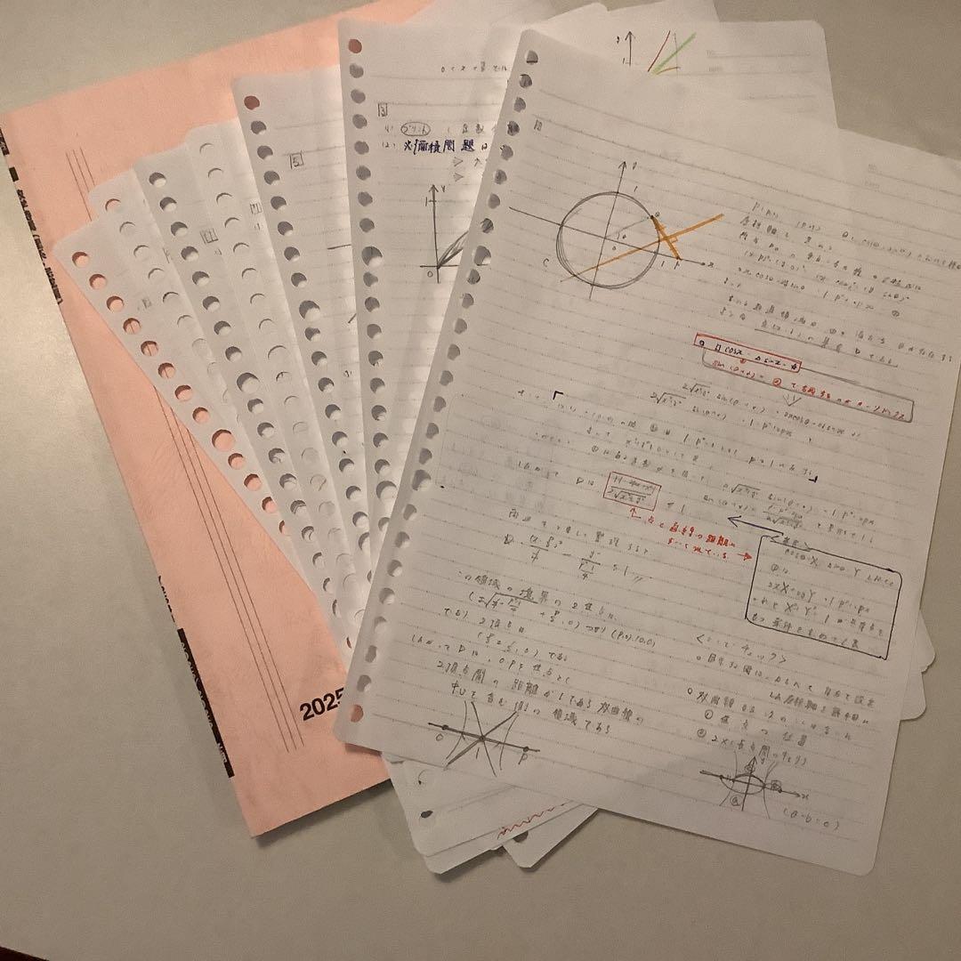 数学特講（理系・完成編） 2025/2026 授業プリ&授業メモ）講師:杉山