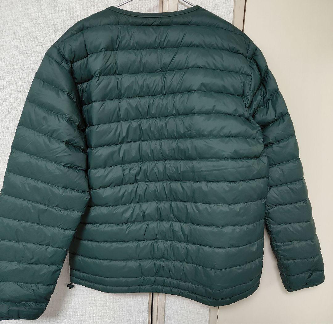 DANTON ライトダウン インナーダウン ダウンジャケット 42 グリーン