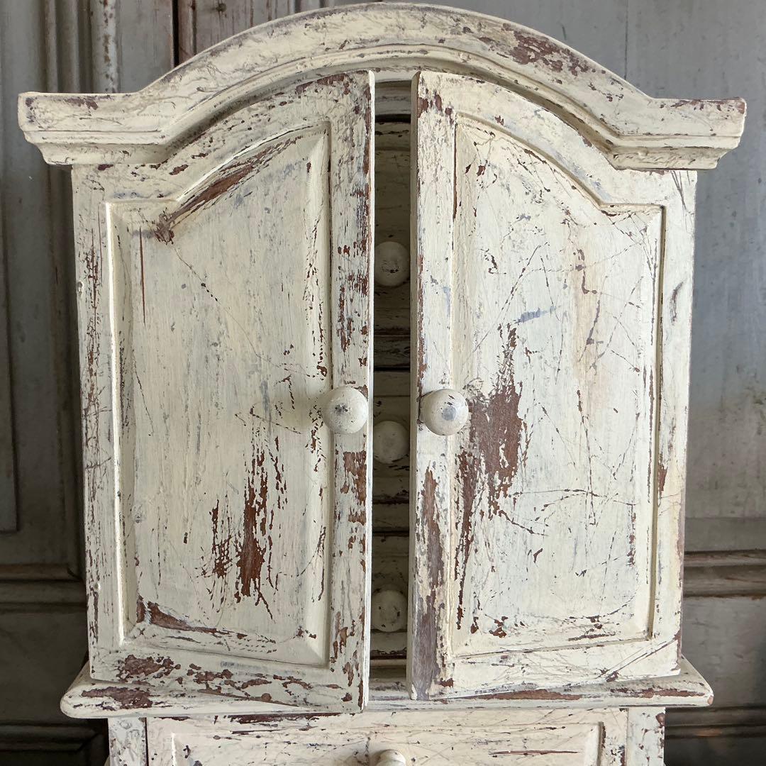 フランスアンティーク ドール用 ドロワー チェスト ワードローブ