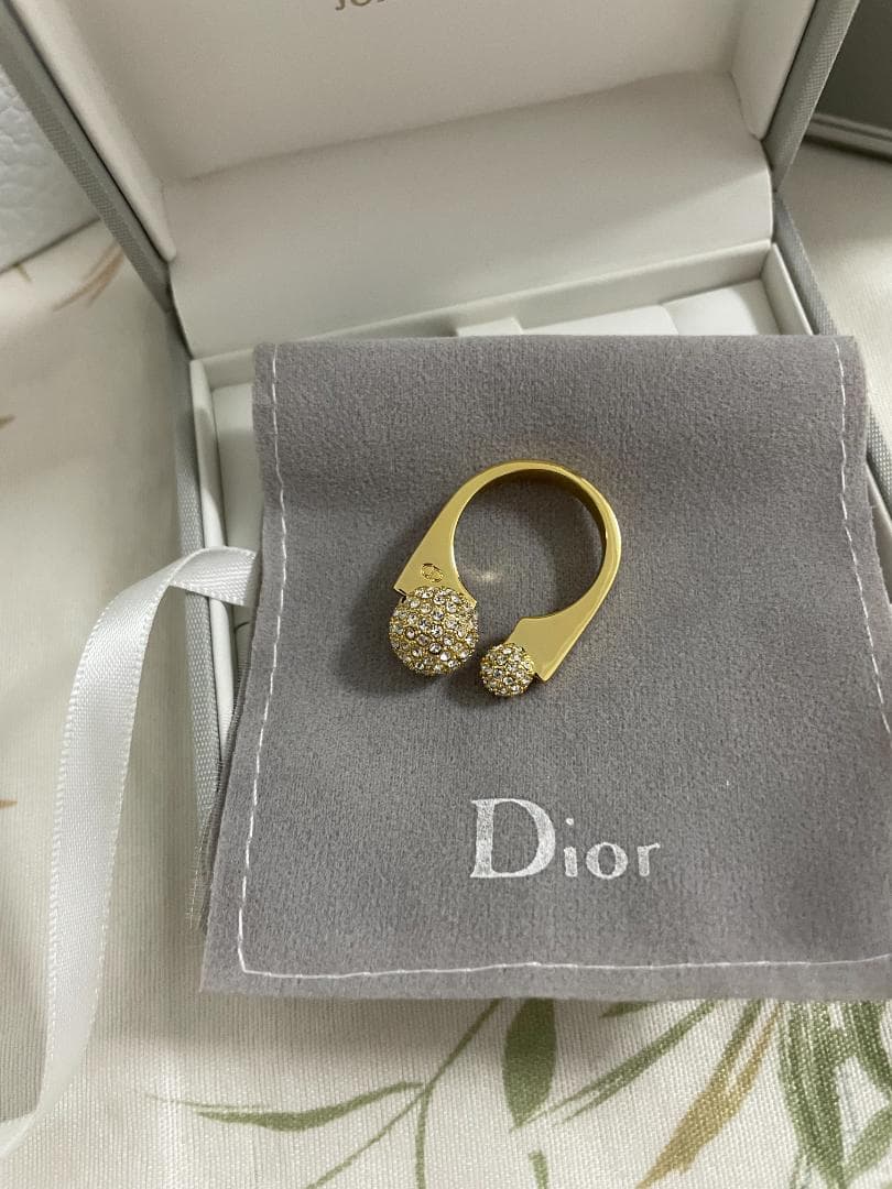 ゴールド/即発送 ディオール リング DIOR 指輪 すぐ届く！ DIOR ディオールDANSEUSE ETOILE CDリング (Dior/指輪