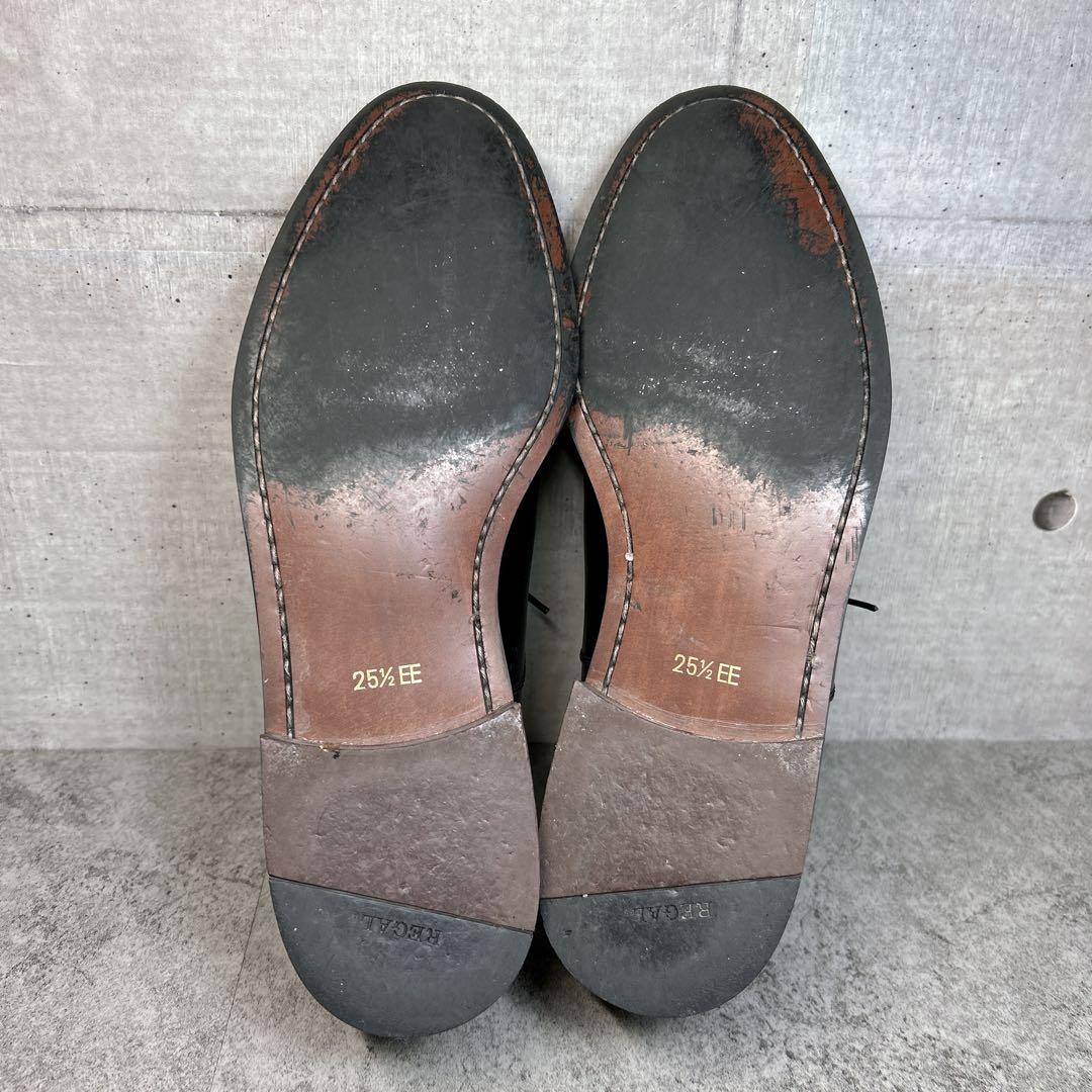 未使用級【REGAL】ビジネスシューズ/ストレートチップ/キャップトゥ