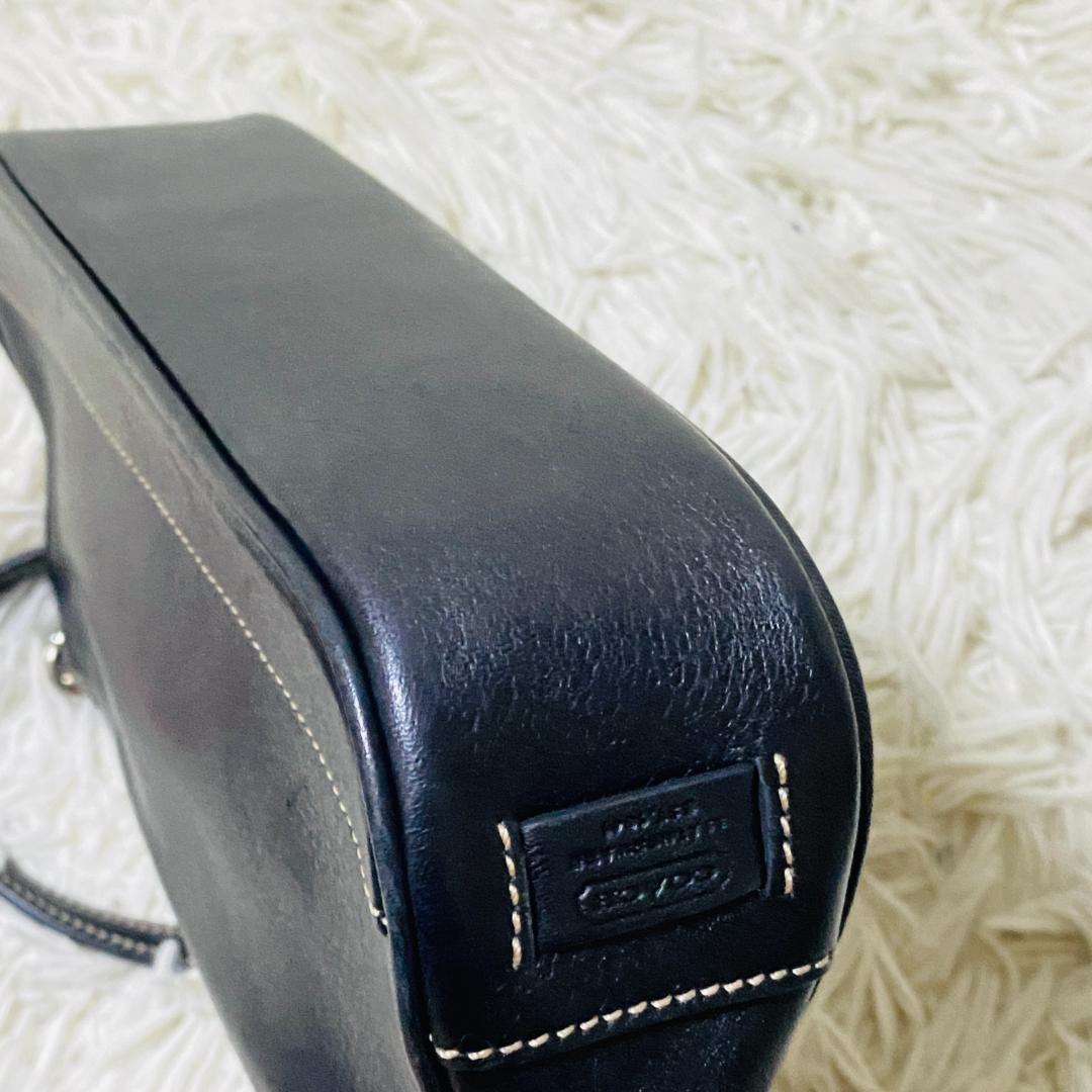 未使用級】COACH コーチ アクセサリーポーチ ハンドバッグ 7785 黒色