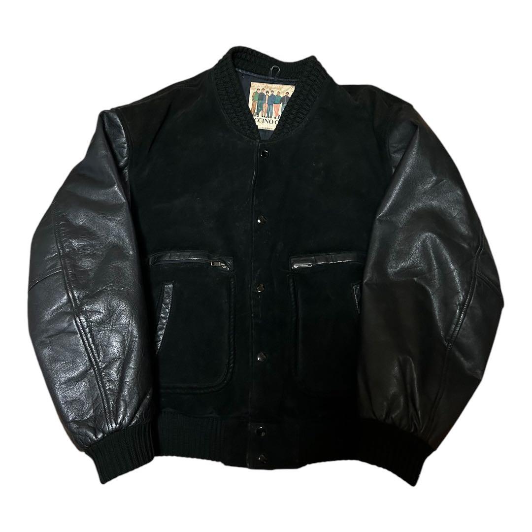 良品 80s PACCINO CLUB バッグロゴ オールレザー スタジャン L - メルカリ