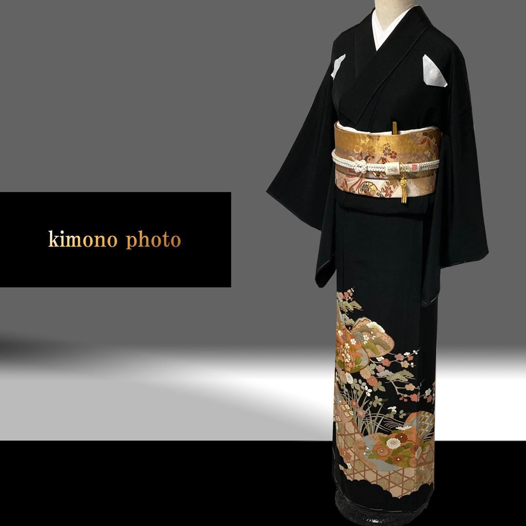 正絹【新品、未使用】6点フルセット【トールサイズ】極上逸品金彩