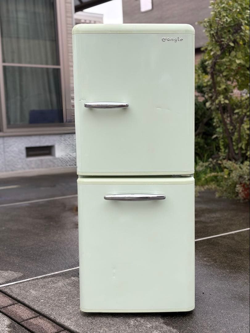 【2020年製】エディオン ノンフロン冷凍冷蔵庫 ANG-RE151-A（G） 2020年式エディオンノンフロン冷凍冷蔵庫ANG-RE151-A1 （ 冷蔵庫