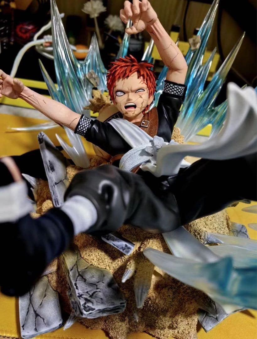 ナルト ロックリー vs 我愛羅 ガレージキット ガレキ スタチュー