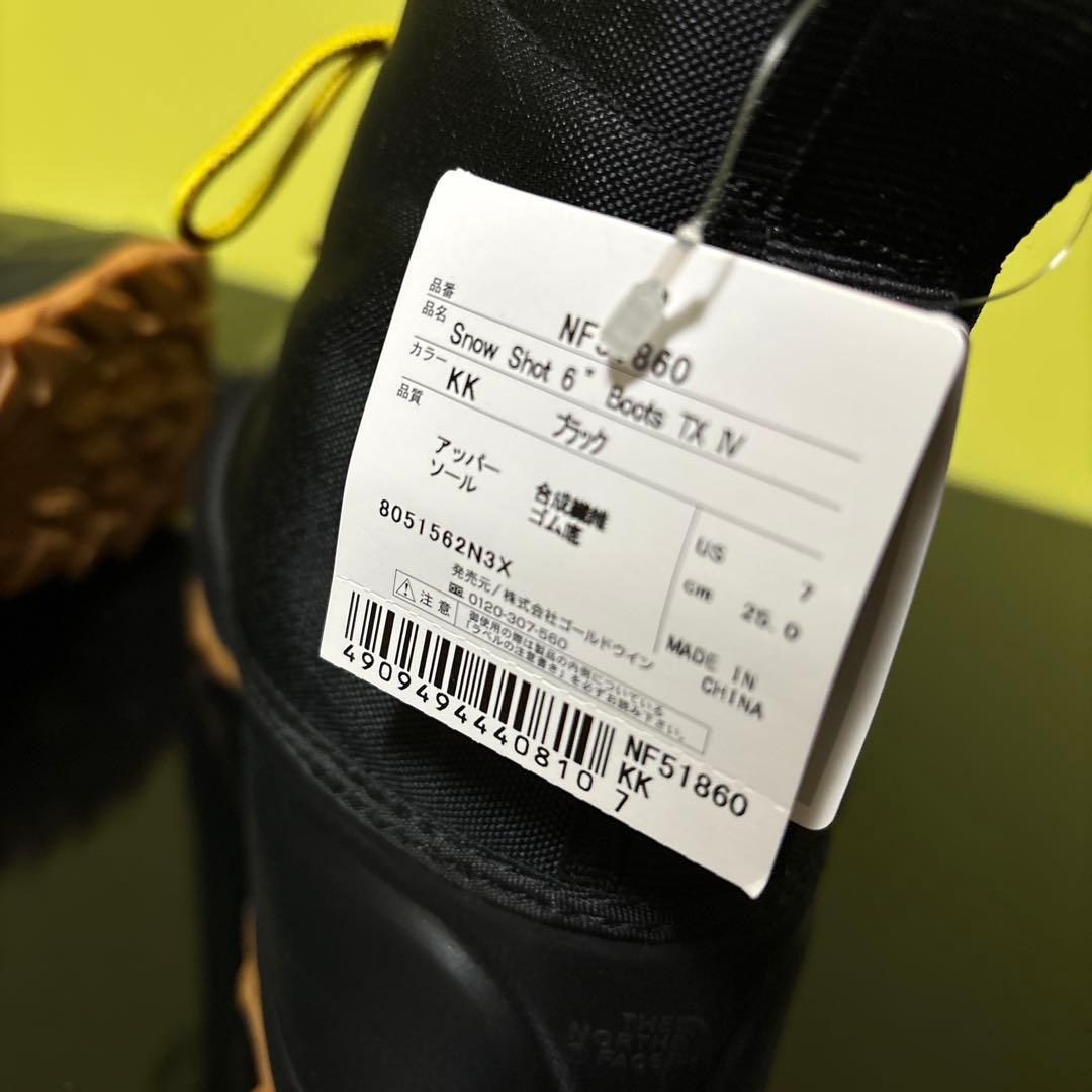 25.0cm ノースフェイス スノーショット 6 ブーツ NF51860 ②併