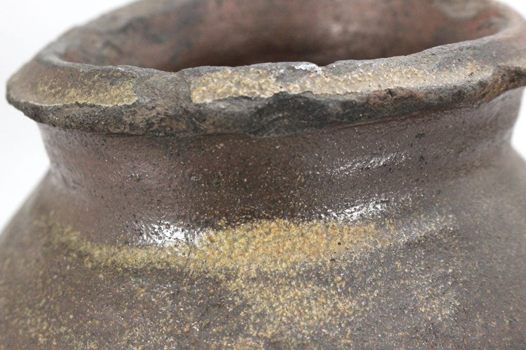 No5593 時代 壷 高さ24.5cm 常滑 備前 花器 陶磁器 送料無料 - メルカリ