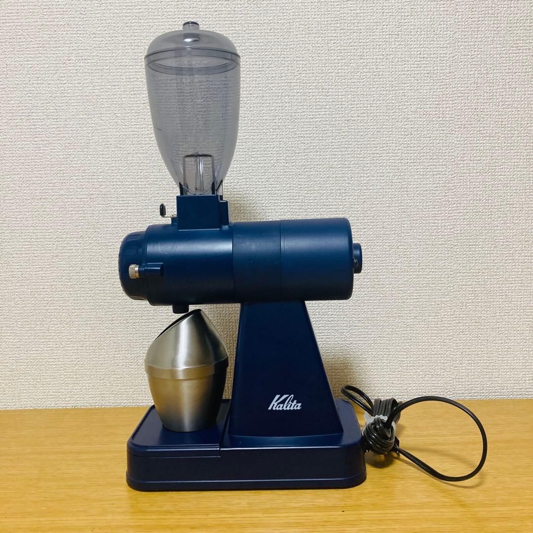 Kalita カリタ コーヒーグラインダー NEXT G スモーキーブルー カリタネクストG 【電動コーヒーミル】 コーヒー豆専門店 キャラバンサライ