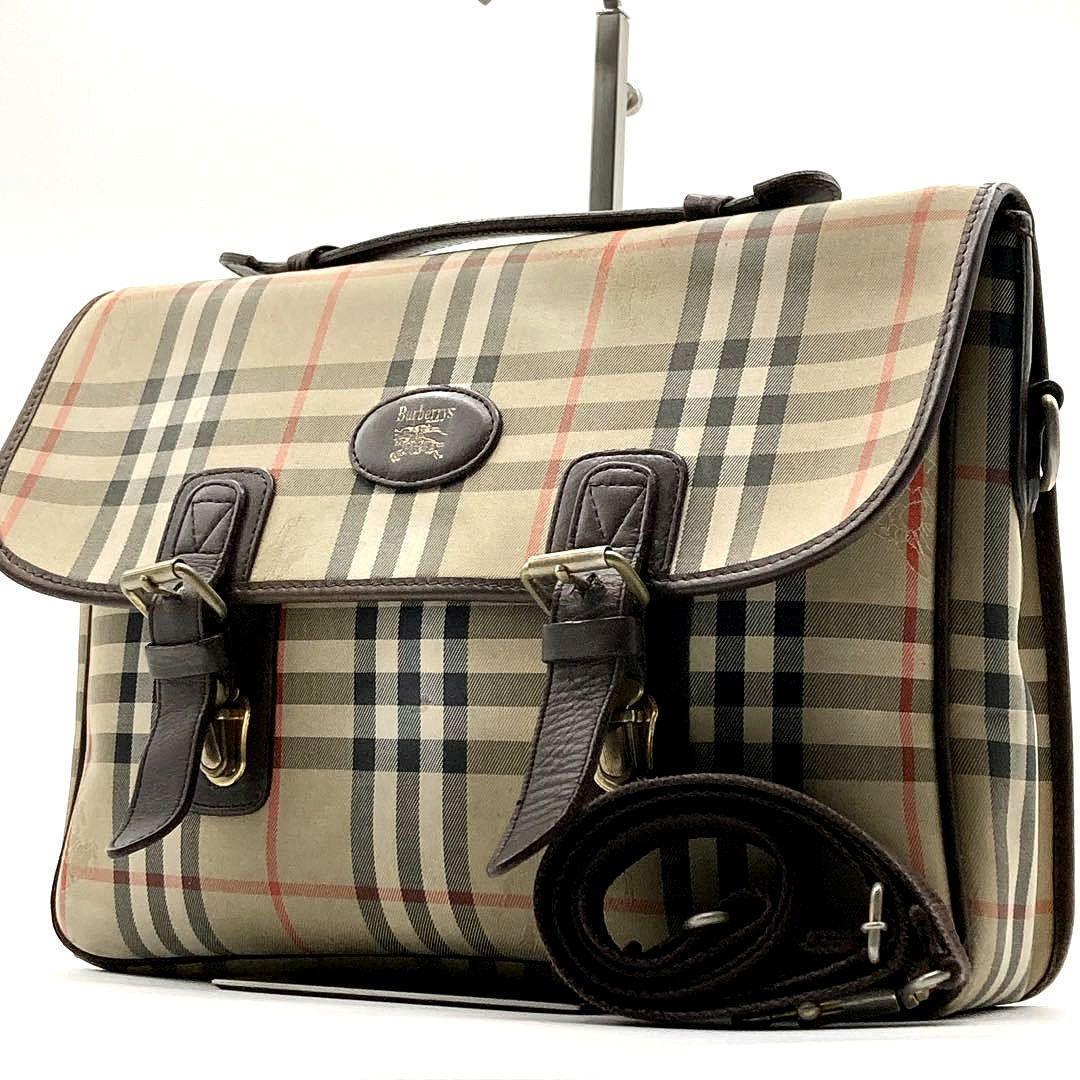 バーバリー ノバチェック 2way ビジネスバッグ ブリーフケース ショルダー 楽天市場】【バッグ】BURBERRY バーバリー ビジネスバッグ 書類バッグ