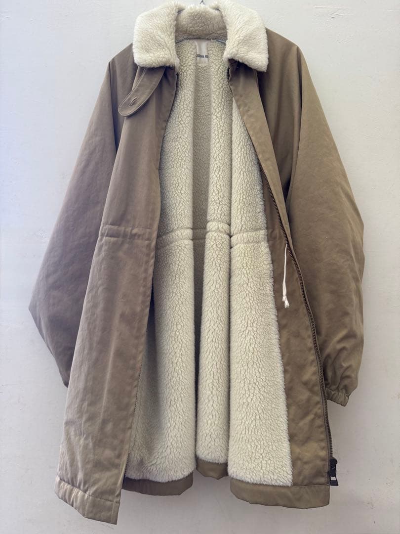 OSHIMA REI ボアコート OSHIMA REI | MA-1 LONG CT ボア付きロングコート| MACHU PICHU SHOP