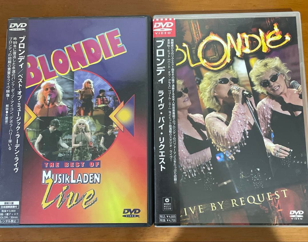 Blondie DVD 国内版　2枚　セット　ブロンディ　ライヴ Yahoo!オークション - BLONDIE / LIVE BY REQUEST【DVD】ブロンディ