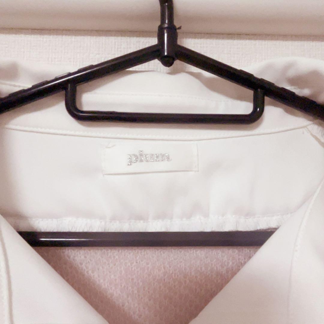 pium ハートチェックレイヤードニットワンピース - メルカリ