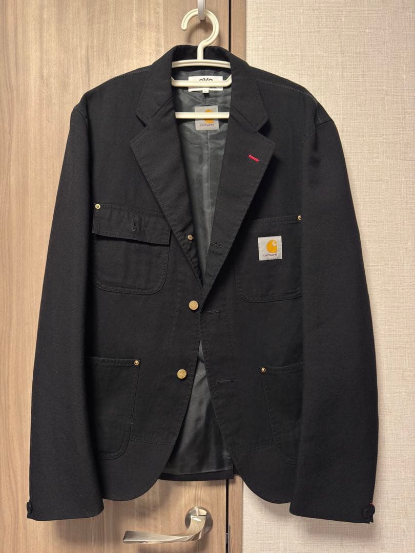 コムデギャルソン カーハート コラボ パッチワークジャケット 18ss