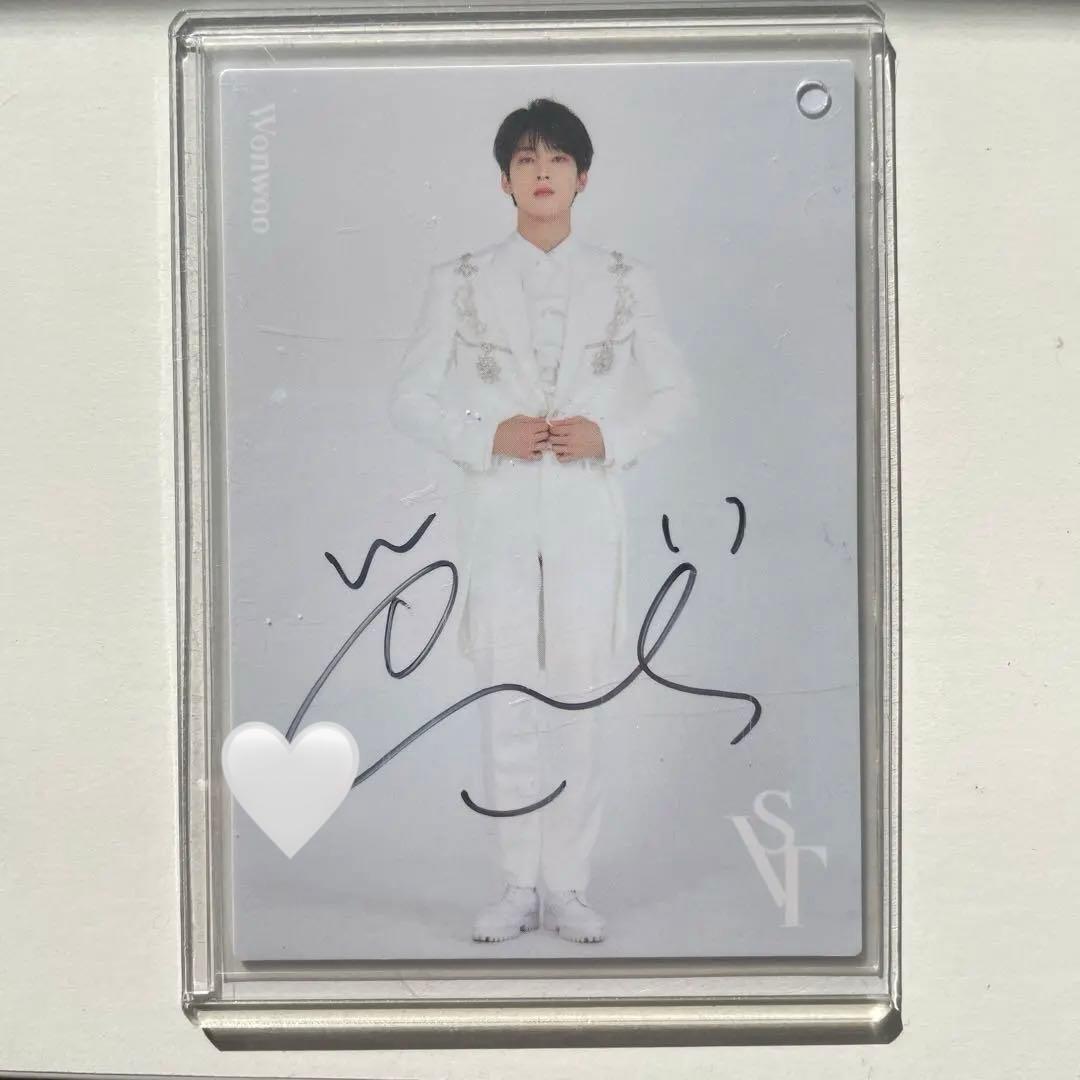 ウォヌ サイン入りトレカ - メルカリ