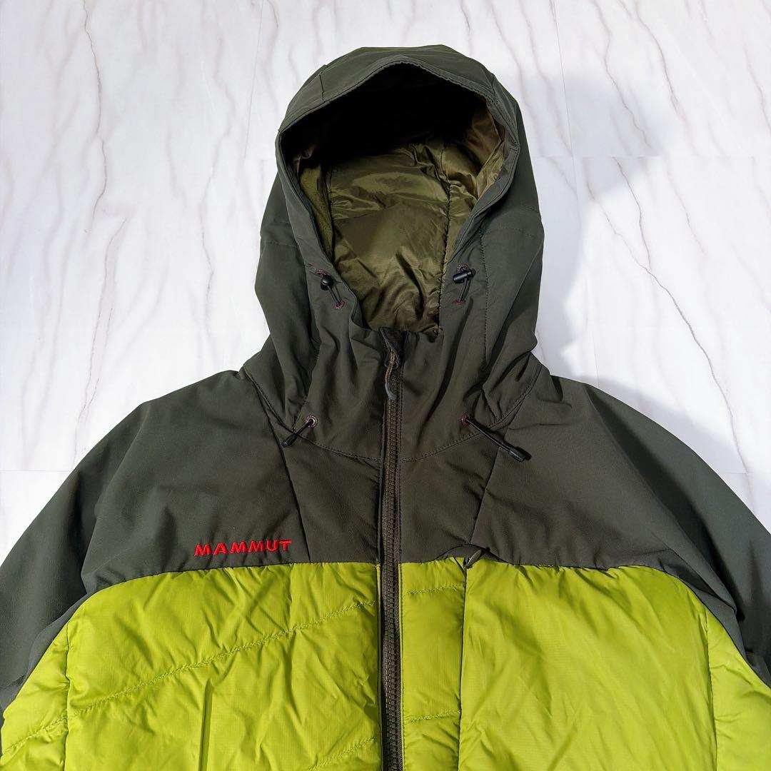 マムート ビレイハイブリッド インシュレーションジャケット グリーン