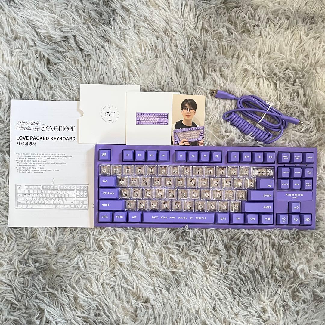 SEVENTEEN ウォヌ アーティストメイド キーボード