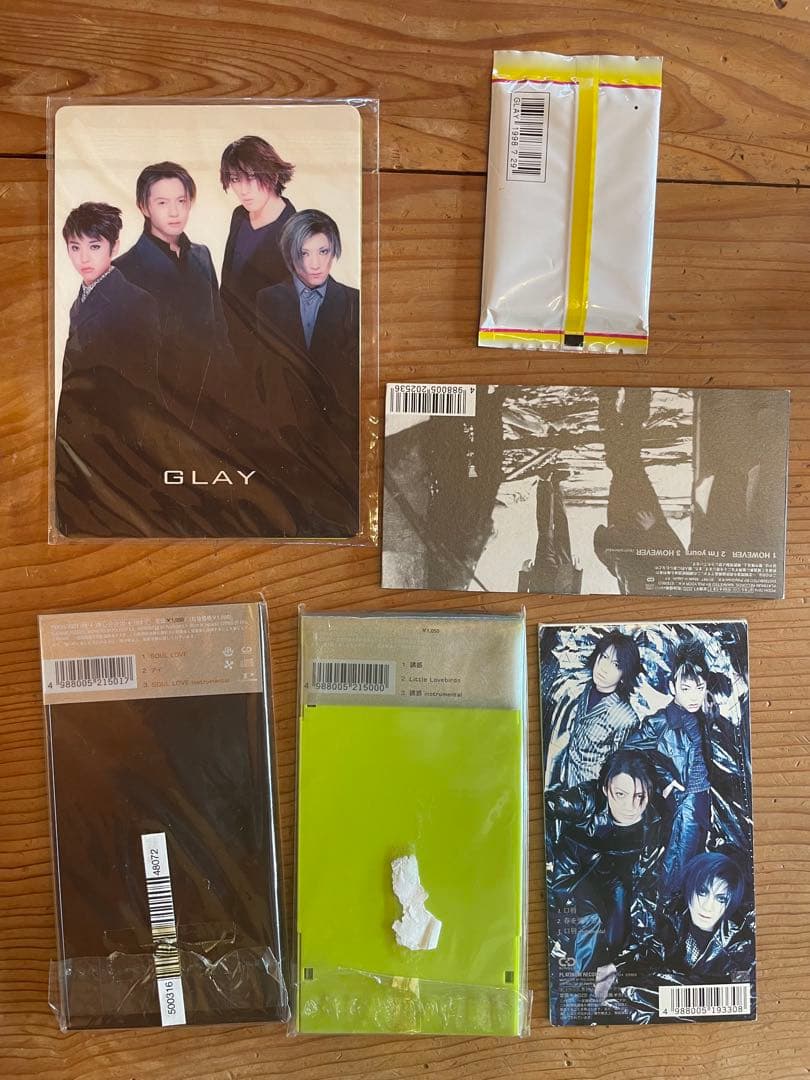 GLAY非売品特典&シングルCDセット誘惑HOWEVER SOULLOVE 口唇 - メルカリ