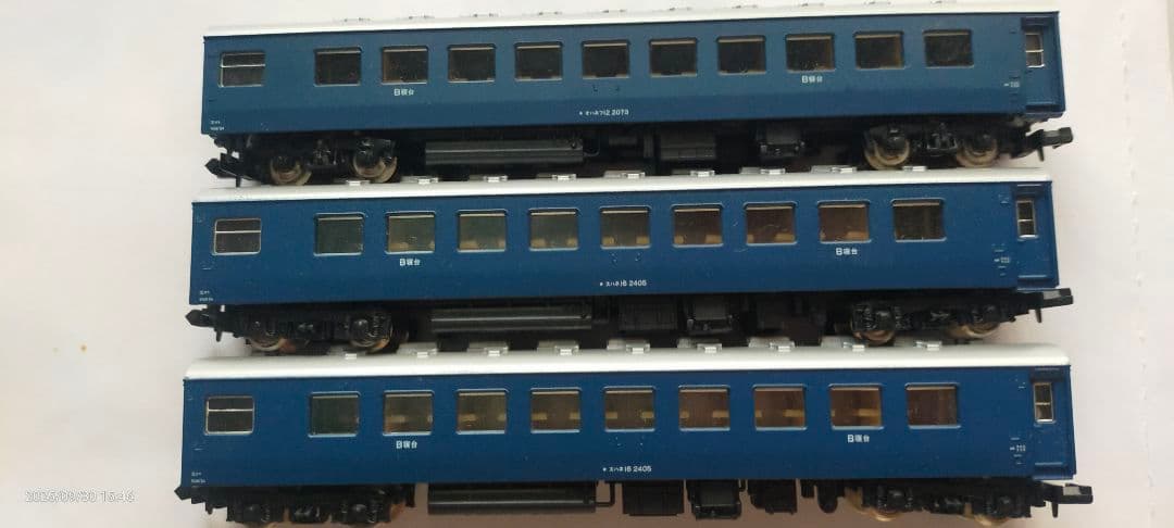 値下げ依頼 マイクロエース製国鉄10系軽量寝台客車 色はブルー各種 13