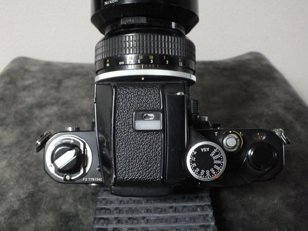 Nikon F2 MD-3 NIKKOR 55mm F1:1.2 SB-7付