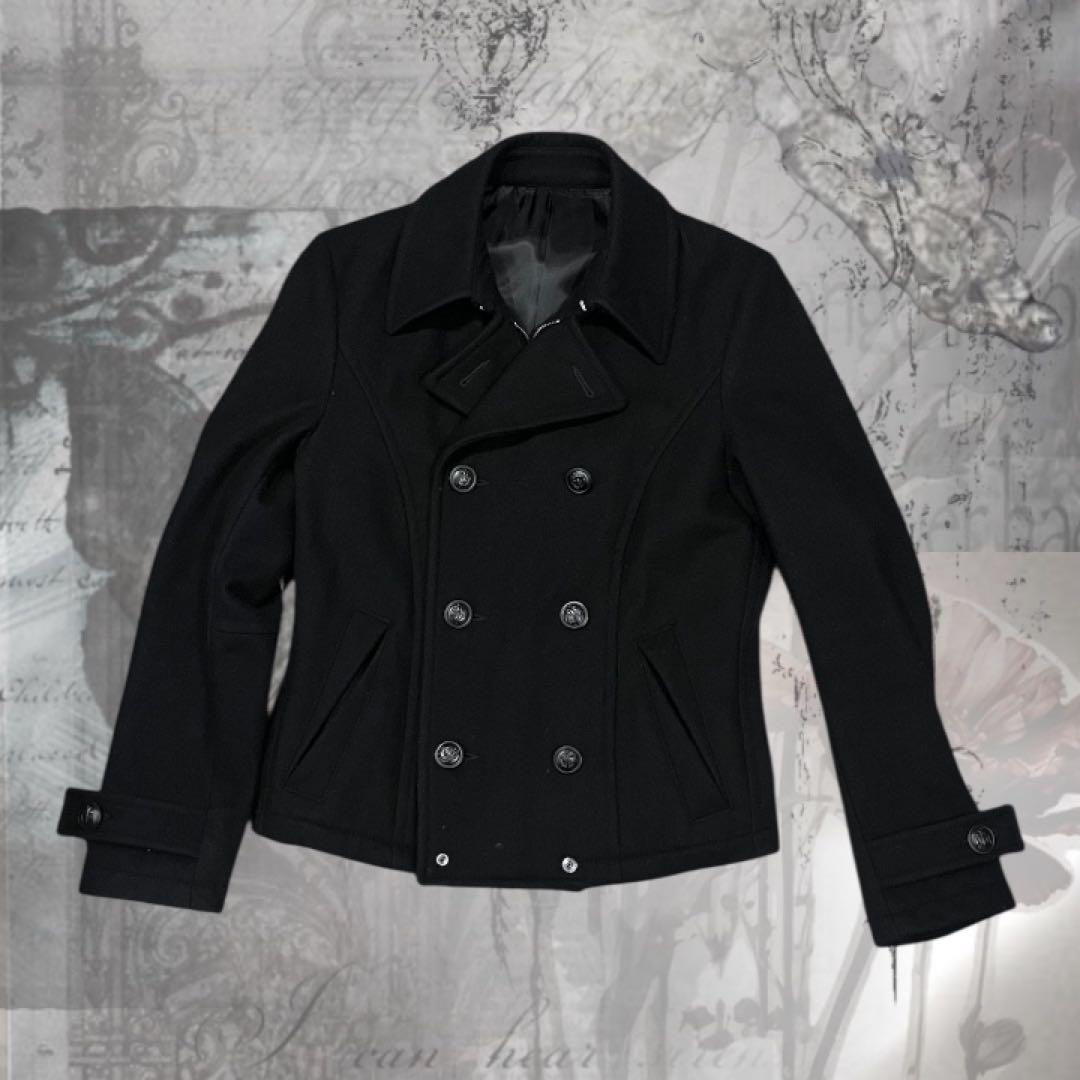 PPFM Pコート ウール お兄系 archive V系 平成 y2k ppfm ウールジャケット ブラック サイズM pコート archive y2k - メルカリ