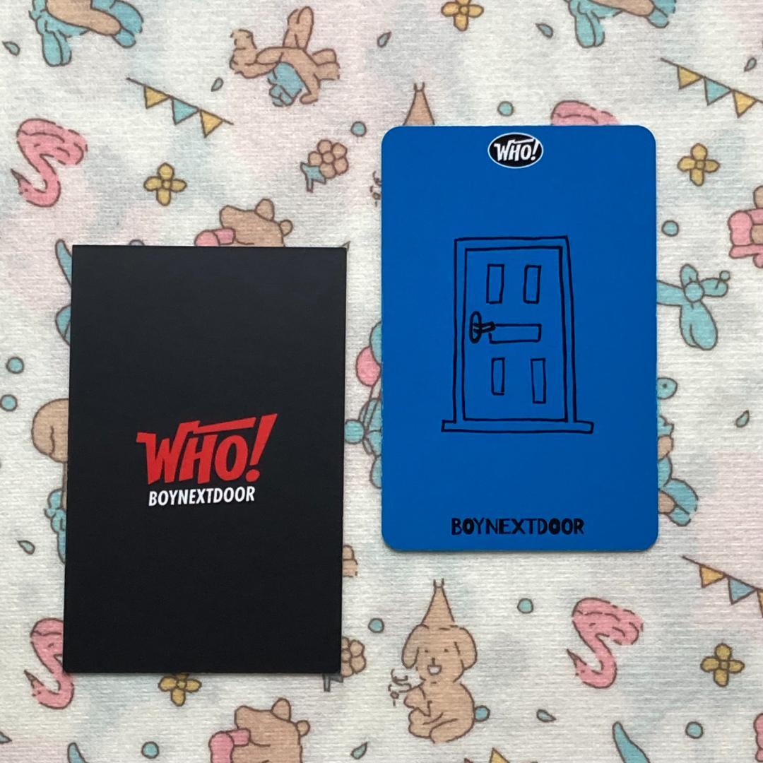 BOYNEXTDOOR イハン WHO サノク 限定 トレカ2枚 - メルカリ