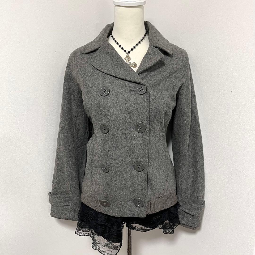 ダークコアy2k平成 ギャル パンク ロック 韓国 デザイン コート - メルカリ