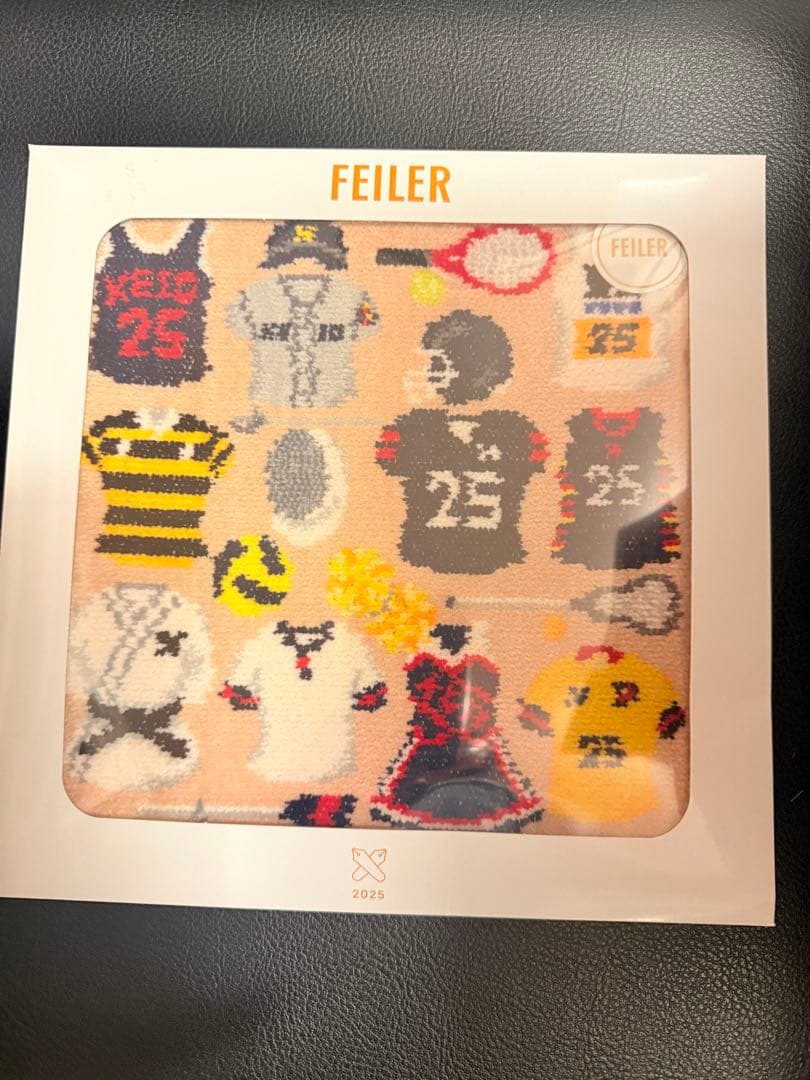 慶應大学フェイラーコラボ タオルハンカチ連合三田会大会新品未使用品