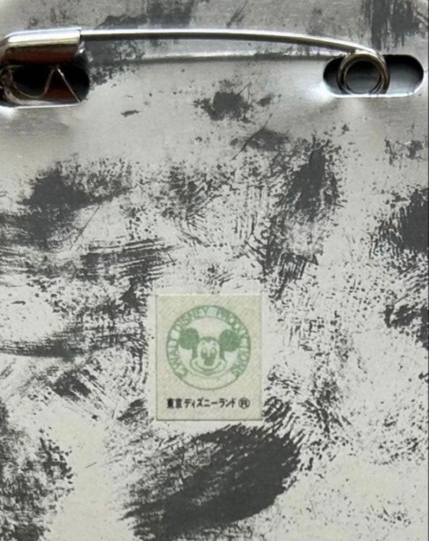 東京ディズニーランド レトロ 缶バッジ 貴重 1986 レア ピンク