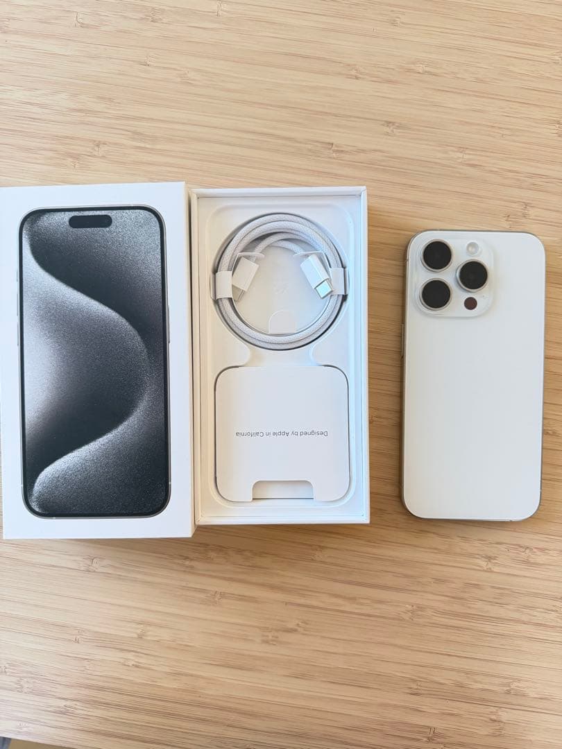 【ともちん】Apple iPhone 15 Pro ホワイト 本体 Amazon.com: Apple iPhone 15 Pro, 128GB, White Titanium - T-Mobile