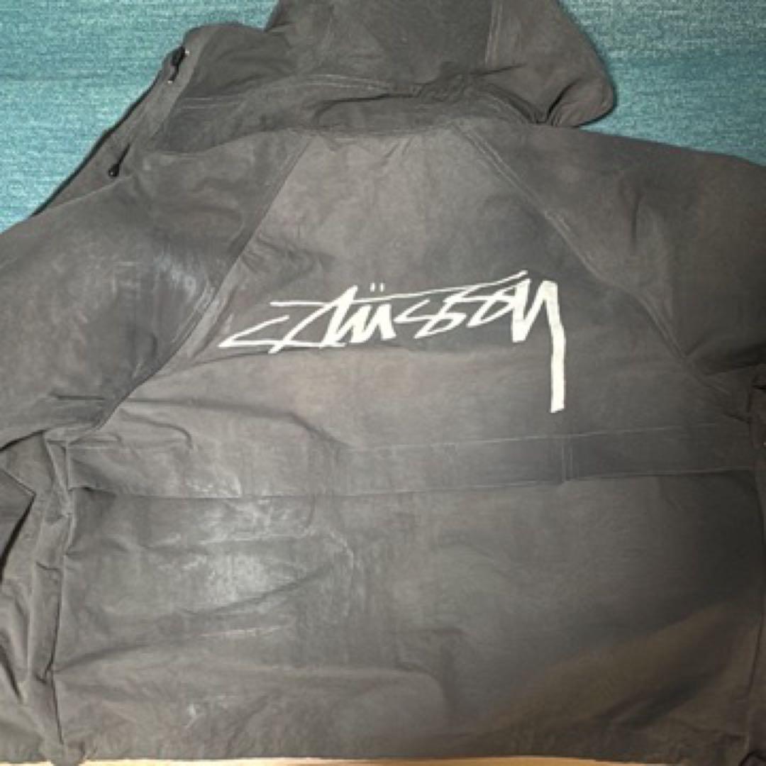 ジャケット・アウター Stussy Wave Dye Beach Shell \"Black\"