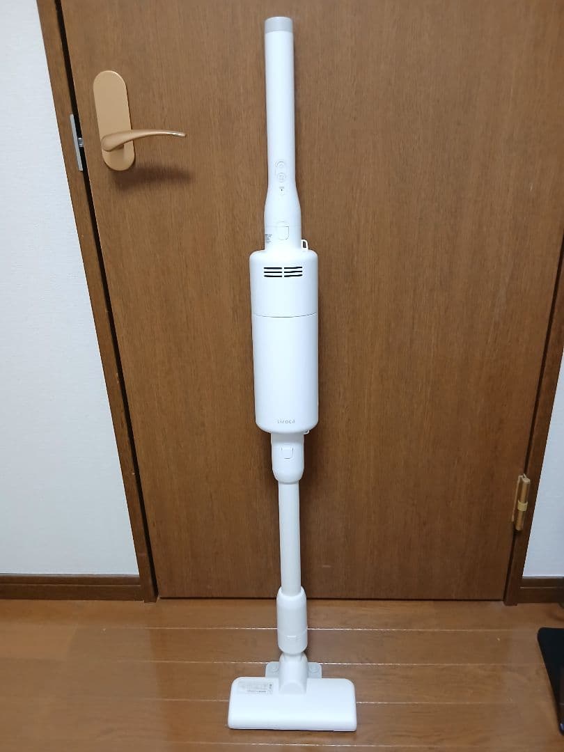 紙パック式コードレススティッククリーナー ニトリ】見逃していたゴミが見える、取れる、LEDライト搭載！軽量1.1