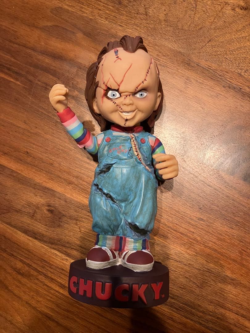 レア チャイルドプレイ チャッキー ボビングヘッドバンク フィギュア