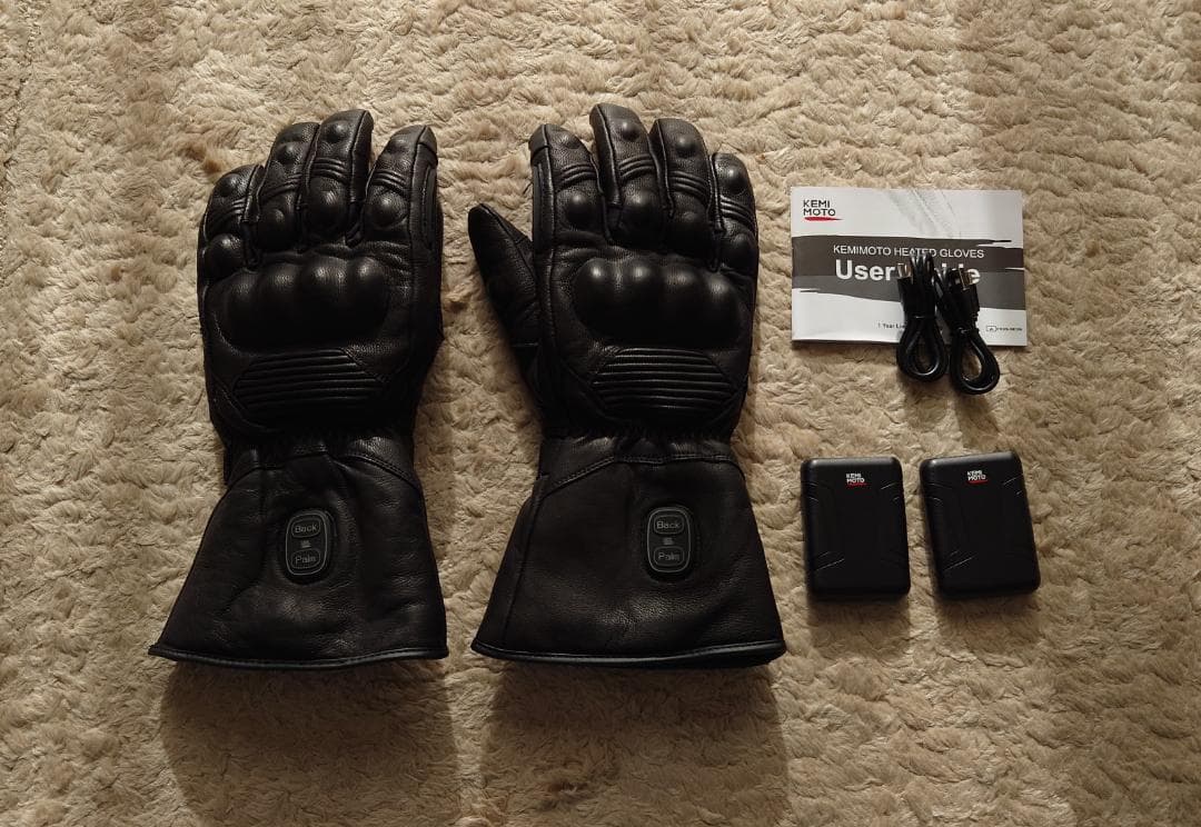 KEMIMOTO　電熱グローブ　KM-8036　M KEMIMOTO｜格安電熱グローブをレビュー！めちゃいいじゃん！ - すもすぽ