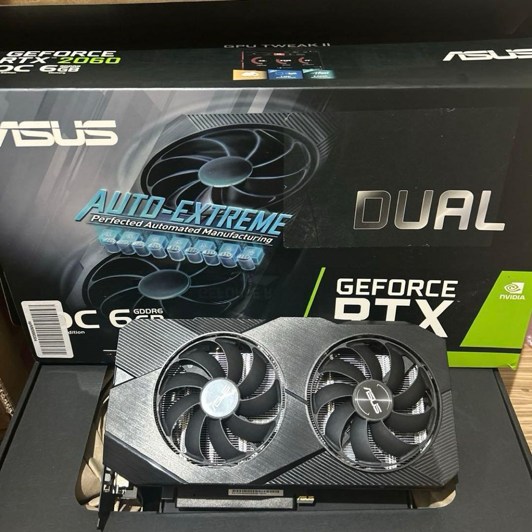 グラフィックボード・グラボ・ビデオカード ASUS GeForce RTX 2060 Amazon | ASUS NVIDIA GeForce RTX2060 搭載 GDDR6 6GB ビデオカード