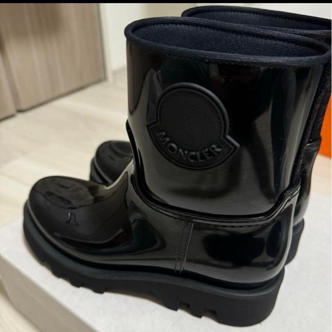 MONCLER 黒 レインブーツ　長靴　36 最終値下げ MONCLER（モンクレール） 【並行輸入品】モンクレール ロングブーツ