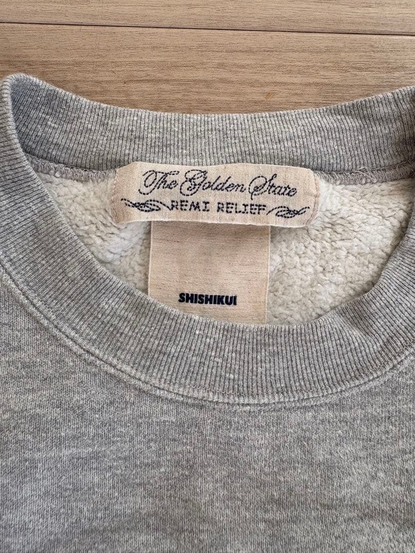 THE SHISHIKUI Brushed Crew ヘザーグレー M - メルカリ