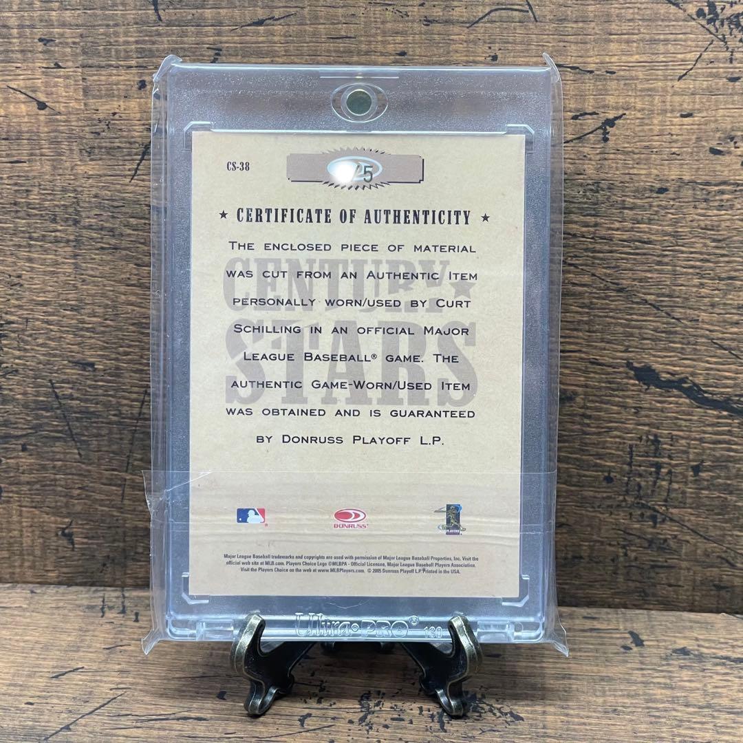 激レア カートシリング 世界5枚限定 ロゴマン 直筆サインカード レッド