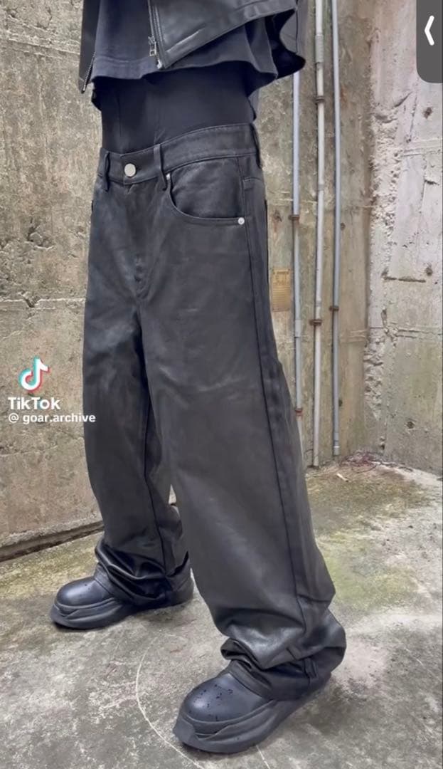 goar.archive strapped baggy pants sizeM - メルカリ