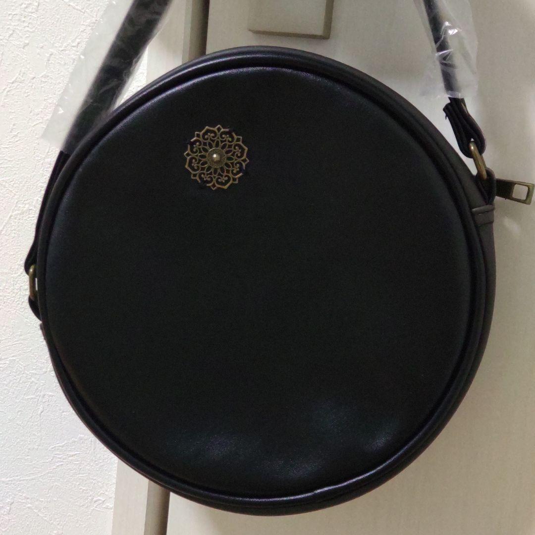 新品未使用 フェリシモ 螺鈿紫檀阮咸 ラウンドショルダーバッグ 正倉