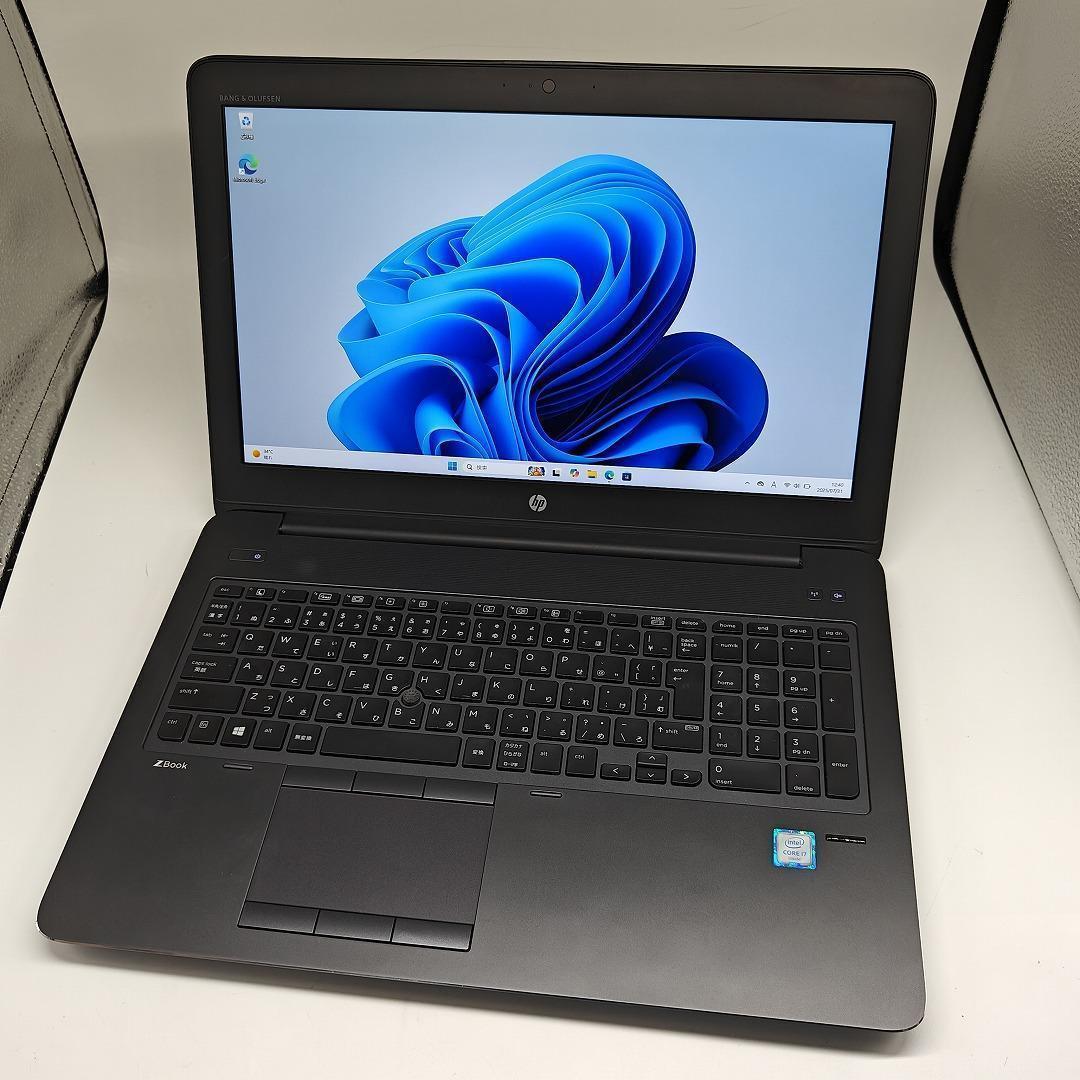 HP】ZBook 爆速i7 SSD512GB+HDD1TB 大型ノートPC