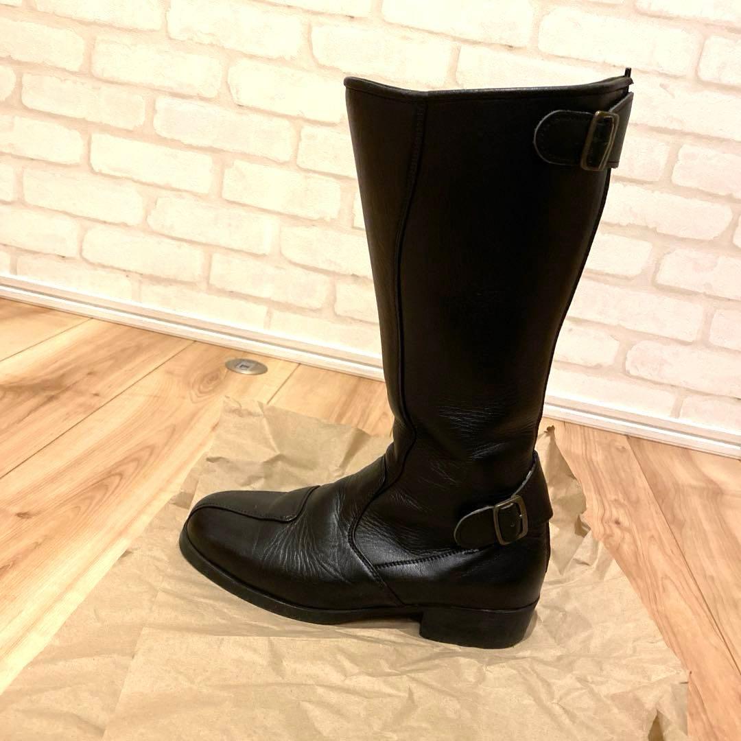 東横　特攻ブーツ　黒　本革　25.5cm トーヨコ　チョーカー