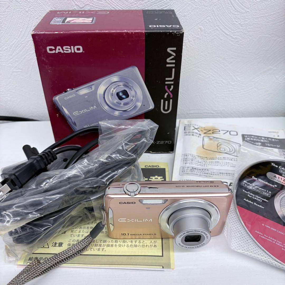 希少】 CASIO EXILIM EX-Z270 ピンク 動作品 デジカメ - メルカリ